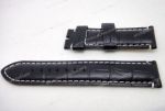 Panerai Black Leather Watch Band 22mm